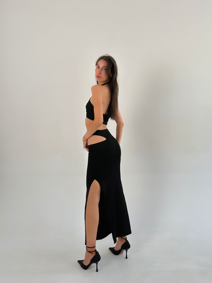 Lily Rose - Легка чорна сукня з романтичним і елегантним силуетом
